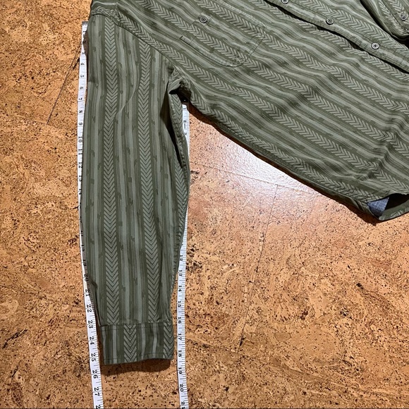 The Territory Ahead Men’s Vintage Chevron Striped Long Sleeve Shirt Sz L - Picture 11 of 15